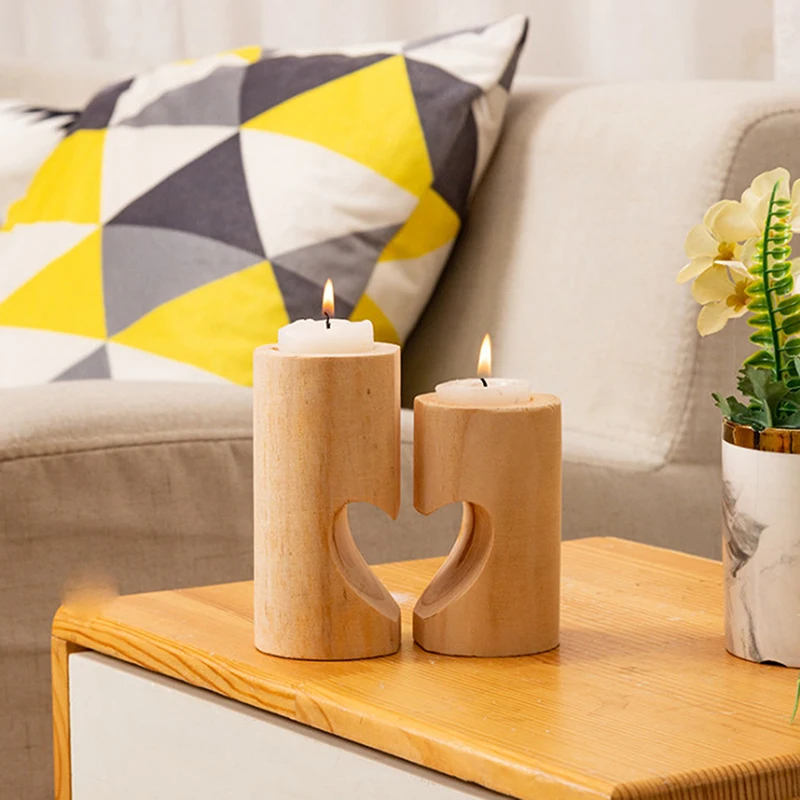 Candlestick Household Fashion Rustic Heart Shaped Wooden Candlestick Candle Holder Practical Shelf Wedding Decorations Birthday
Candlestick Household Fashion Rustic Heart Shaped Wooden Candlestick Candle Holder Practical Shelf Wedding Decorations Birthday