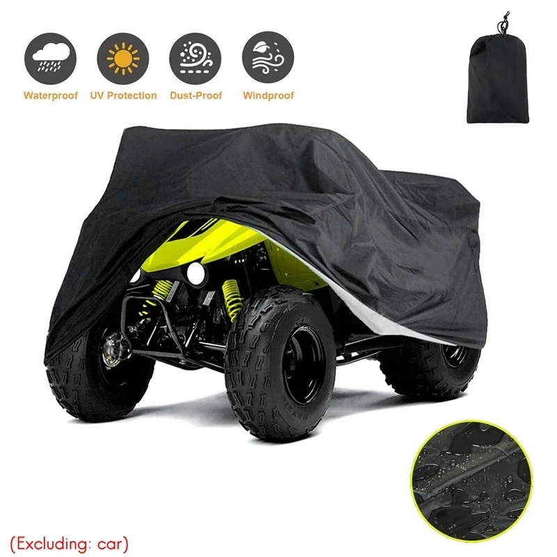 Водонепроницаемый ATV Крышка Heavy Duty из нервущейся крепкой ткани Материал Черный Защищает 4 Wheeler от дождя и снега, или от солнца для ATV черный
Водонепроницаемый ATV Крышка Heavy Duty из нервущейся крепкой ткани Материал Черный Защищает 4 Wheeler от дождя и снега, или от солнца для ATV черный
