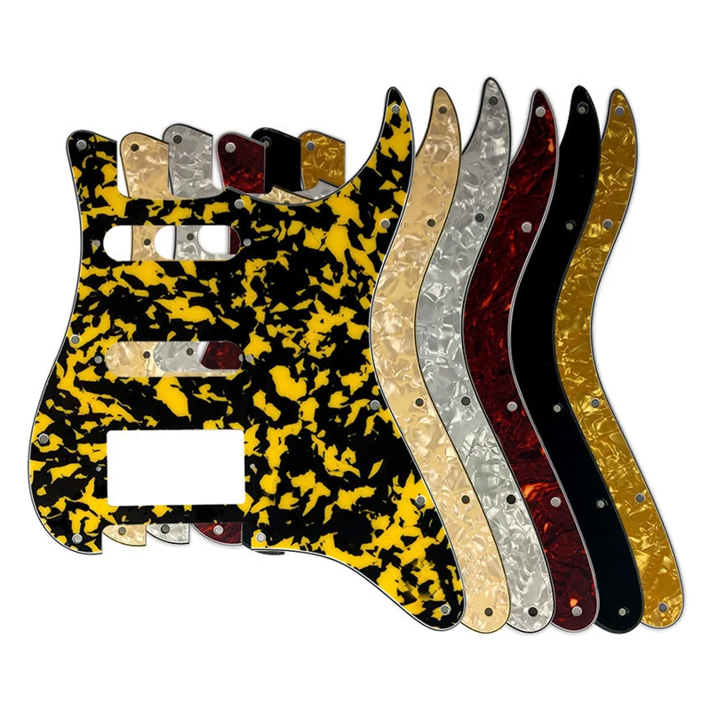 Pleroo Quality Electric Guitar Parts For USA\ Mexico Fd Strat 11 Holes HSS PAF Humbucker Guitar Pickguard Plate No Volume Hole
Pleroo Quality Electric Guitar Parts For USA\ Mexico Fd Strat 11 Holes HSS PAF Humbucker Guitar Pickguard Plate No Volume Hole