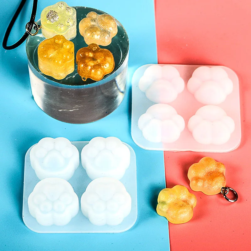 Mini Cat Feet DIY Crystal Epoxy Resin Slicone Mold For Resin Gypsum Aromatherapy Stone Fondant Cake Decoration
Mini Cat Feet DIY Crystal Epoxy Resin Slicone Mold For Resin Gypsum Aromatherapy Stone Fondant Cake Decoration