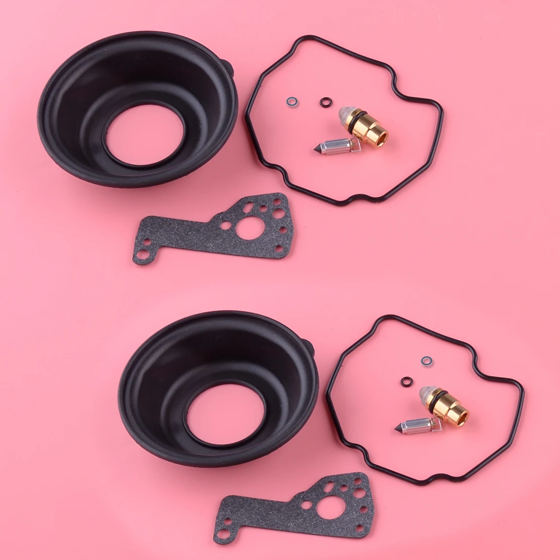 2Sets Carburetor Carb Repair Kit With Diaphragm Membrane Fit For Yamaha Virago XV535 1990 1991 1992-1998 1999 2000 2001 2002
2Sets Carburetor Carb Repair Kit With Diaphragm Membrane Fit For Yamaha Virago XV535 1990 1991 1992-1998 1999 2000 2001 2002