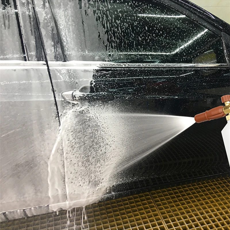 High Quality Foam Gun Nozzle High Pressure Soap Snow Foam Lance Foam Generator Water Gun Interface 1/4 Quick Plug Car Wash Tools
High Quality Foam Gun Nozzle High Pressure Soap Snow Foam Lance Foam Generator Water Gun Interface 1/4 Quick Plug Car Wash Tools