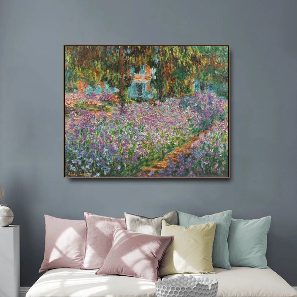Artist's Garden By Monet Flowers Canvas Painting Calligraphy Poster Prints Living Room Wall Art Painting Home Decoration Picture
Artist's Garden By Monet Flowers Canvas Painting Calligraphy Poster Prints Living Room Wall Art Painting Home Decoration Picture