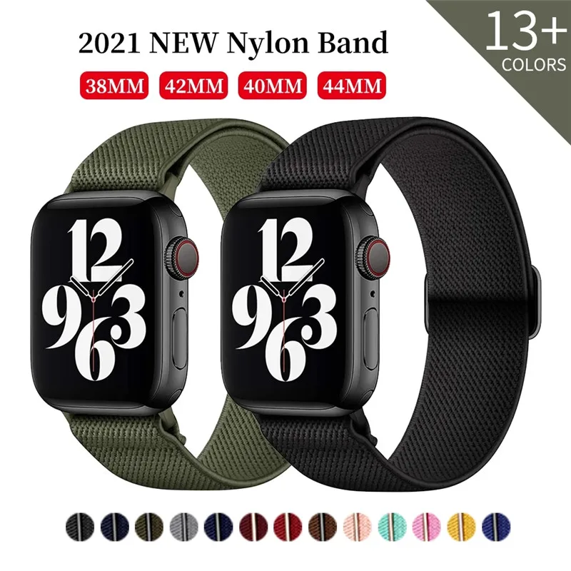 Ремешок спортивный для Apple Watch Series 6 Se 5 4 3, нейлоновый браслет из ткани для IWatch 44 мм 40 мм 38 мм 42 мм с бесплатной регулировкой
Ремешок спортивный для Apple Watch Series 6 Se 5 4 3, нейлоновый браслет из ткани для IWatch 44 мм 40 мм 38 мм 42 мм с бесплатной регулировкой