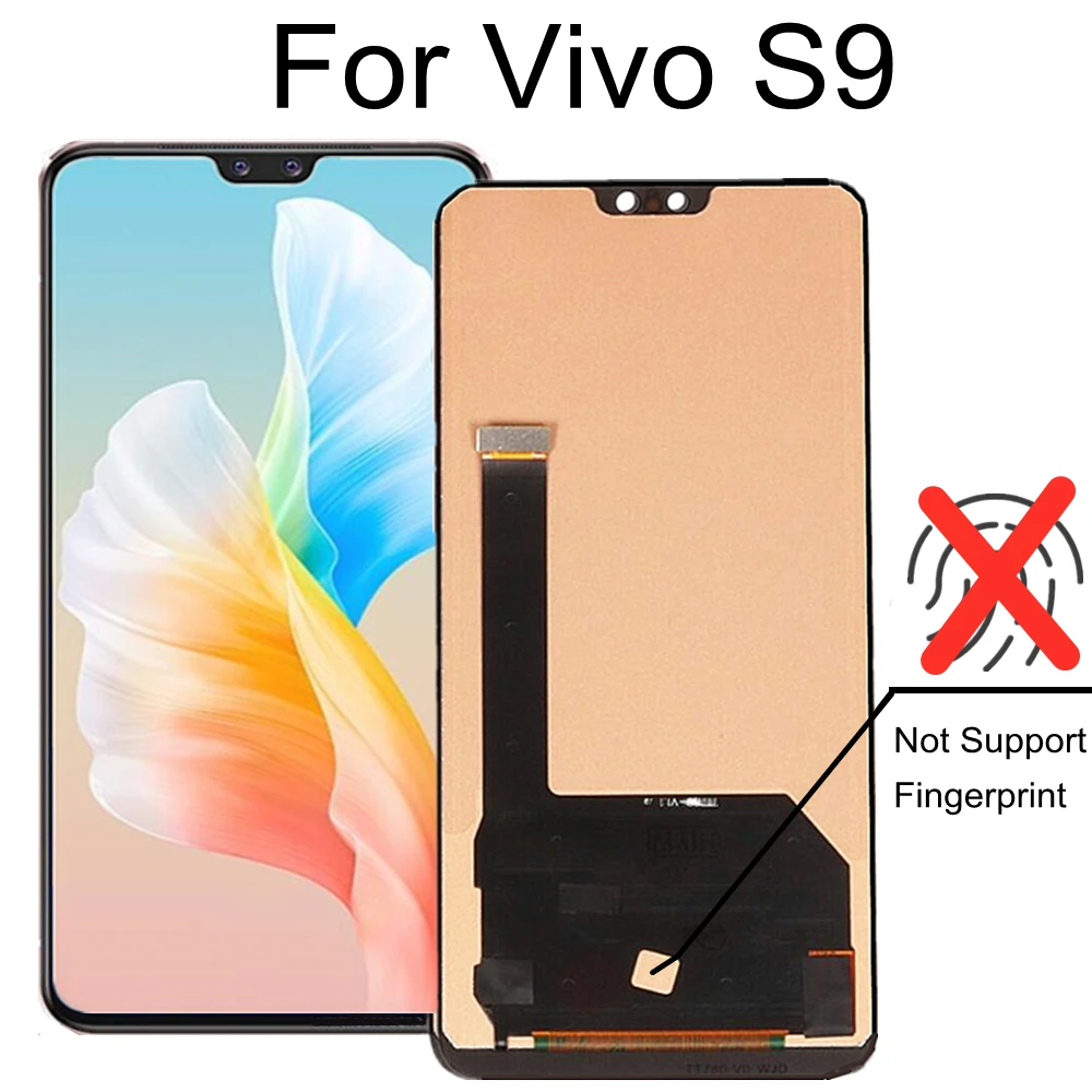 6,44 "TFT LCD для Vivo S9 LCD дисплей кодирующий преобразователь сенсорного экрана в сборе Замена для vivo V2072A LCD
6,44 "TFT LCD для Vivo S9 LCD дисплей кодирующий преобразователь сенсорного экрана в сборе Замена для vivo V2072A LCD