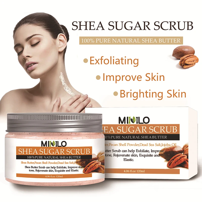 Shea Butter Body Exfoliating Facial Scrub Cream Moisturizing Cutin Dead Skin Removal Deep Clean Cream 120ML
Shea Butter Body Exfoliating Facial Scrub Cream Moisturizing Cutin Dead Skin Removal Deep Clean Cream 120ML