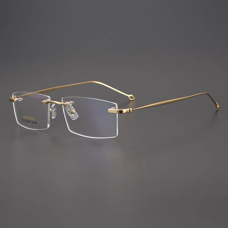 Optical Fashionable Frame Pure Titanium Glasses men women Plain Lenses Diamond Cutting Rimless None Diopters Optical Eyeglasses
Optical Fashionable Frame Pure Titanium Glasses men women Plain Lenses Diamond Cutting Rimless None Diopters Optical Eyeglasses