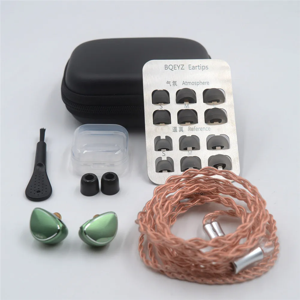 BQEYZ Spring 2 Triple 1BA +1D Hybrid Driver 9 Piezoelectric Earphones HiFi Monitor Sports Earbud with Detachable Cable
BQEYZ Spring 2 Triple 1BA +1D Hybrid Driver 9 Piezoelectric Earphones HiFi Monitor Sports Earbud with Detachable Cable