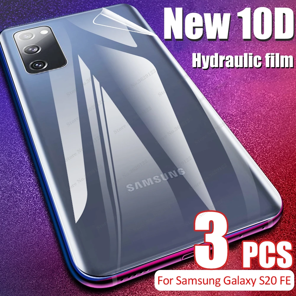 3PCS Full Cover Hydrogel Soft Film On For Samsung Galaxy S20 Plus S20 Ultra S20 FE Back Protector For Samsung Note 20 Ultra Film
3PCS Full Cover Hydrogel Soft Film On For Samsung Galaxy S20 Plus S20 Ultra S20 FE Back Protector For Samsung Note 20 Ultra Film