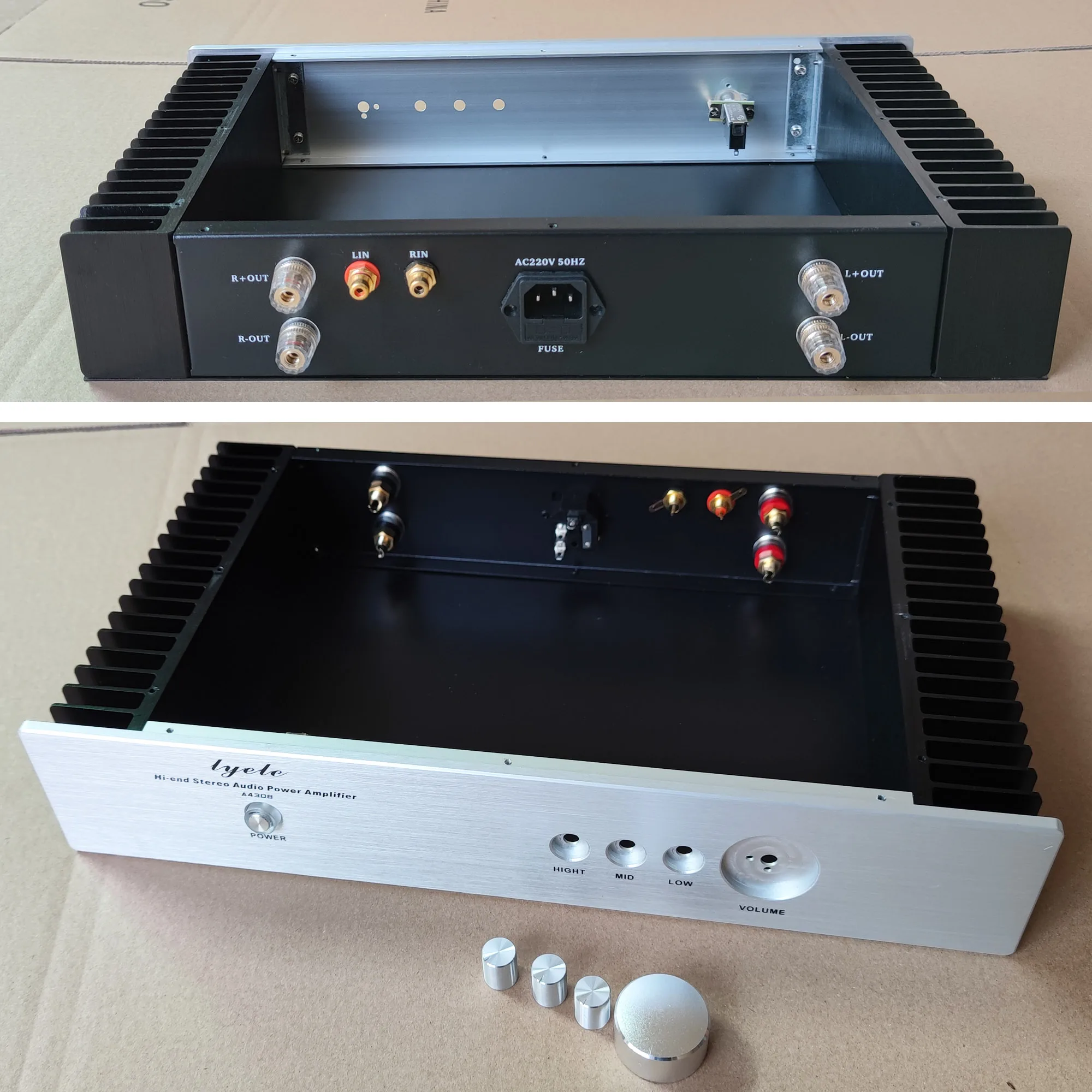 430*238*80MM Q4308 Amplifier Chassis DIY Box Enclosure Class A Chassis with Radiator on Both Sides Amplifier Shell
430*238*80MM Q4308 Amplifier Chassis DIY Box Enclosure Class A Chassis with Radiator on Both Sides Amplifier Shell