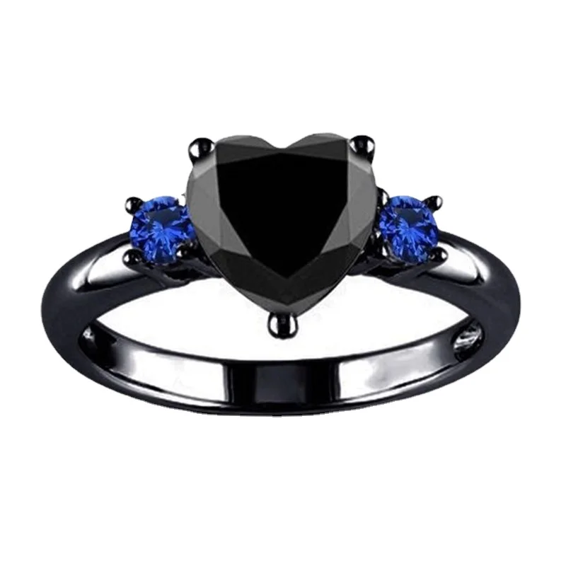 Finger fire New European and American heart-shaped ring electroplating gun black hand jewelry
Finger fire New European and American heart-shaped ring electroplating gun black hand jewelry