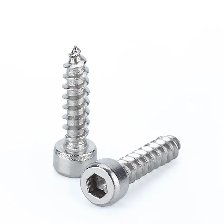 5-50Pcs 304 Stainless Steel Hex Socket Cap Head Self-tapping Screws M2 M2.5 M3 M3.5 M4 M5 M6 Inner Hexagon Screw
5-50Pcs 304 Stainless Steel Hex Socket Cap Head Self-tapping Screws M2 M2.5 M3 M3.5 M4 M5 M6 Inner Hexagon Screw