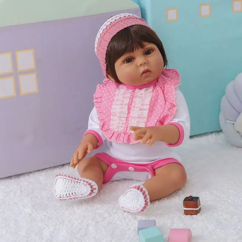 47cm Realistic Doll Full Soft Vinyl Toddler Babies Lifelike Girl Princess Gifts 54DA
47cm Realistic Doll Full Soft Vinyl Toddler Babies Lifelike Girl Princess Gifts 54DA