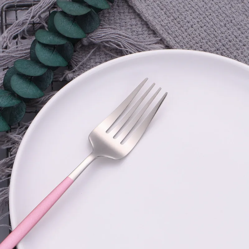 pink silver Cutlery Set 6pcs/30pcs Main Knife Fork Spoon Western Cutlery Dinnerware Set Stainless Steel Silverware cutlery Set
pink silver Cutlery Set 6pcs/30pcs Main Knife Fork Spoon Western Cutlery Dinnerware Set Stainless Steel Silverware cutlery Set