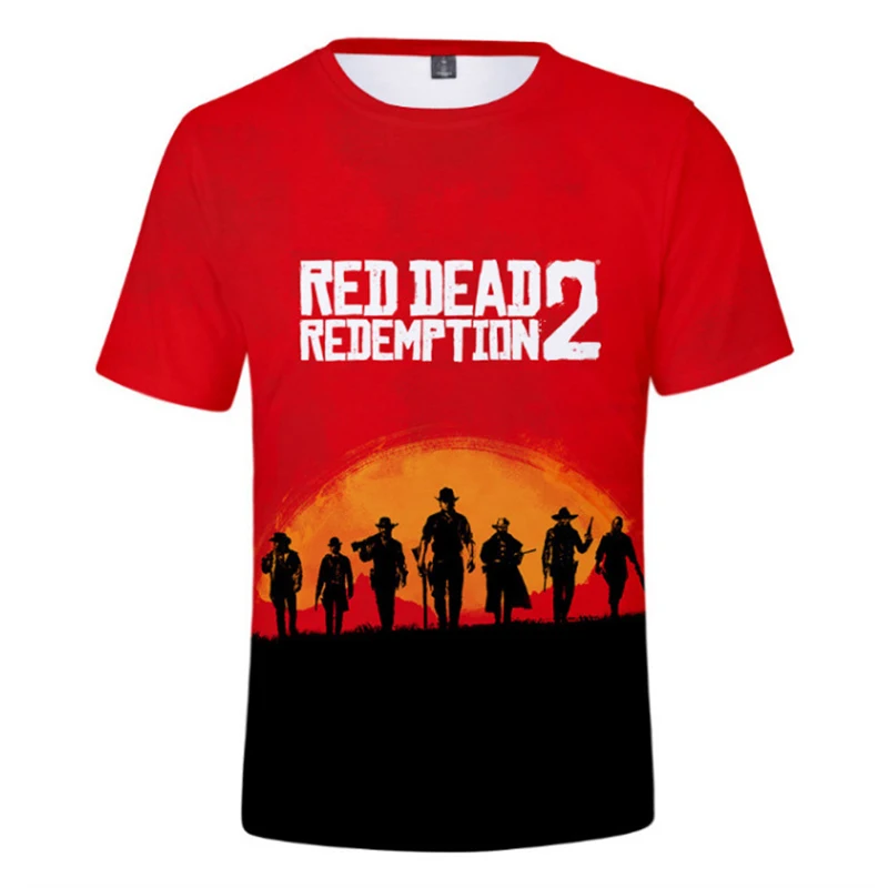 2021 Popular Game T-shirt Red Dead Redemption 2 3D Print Streetwear Men Women Fashion O-Neck T Shirt Streetwear Oversized Tops
2021 Popular Game T-shirt Red Dead Redemption 2 3D Print Streetwear Men Women Fashion O-Neck T Shirt Streetwear Oversized Tops