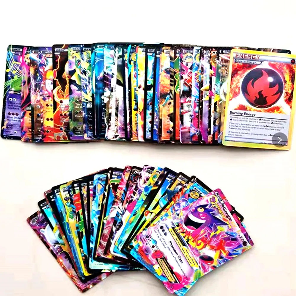 100 Pcs No Repeat Pokemon Card EX GX Shining Cards Game Battle Carte Trading Children Toy
100 Pcs No Repeat Pokemon Card EX GX Shining Cards Game Battle Carte Trading Children Toy