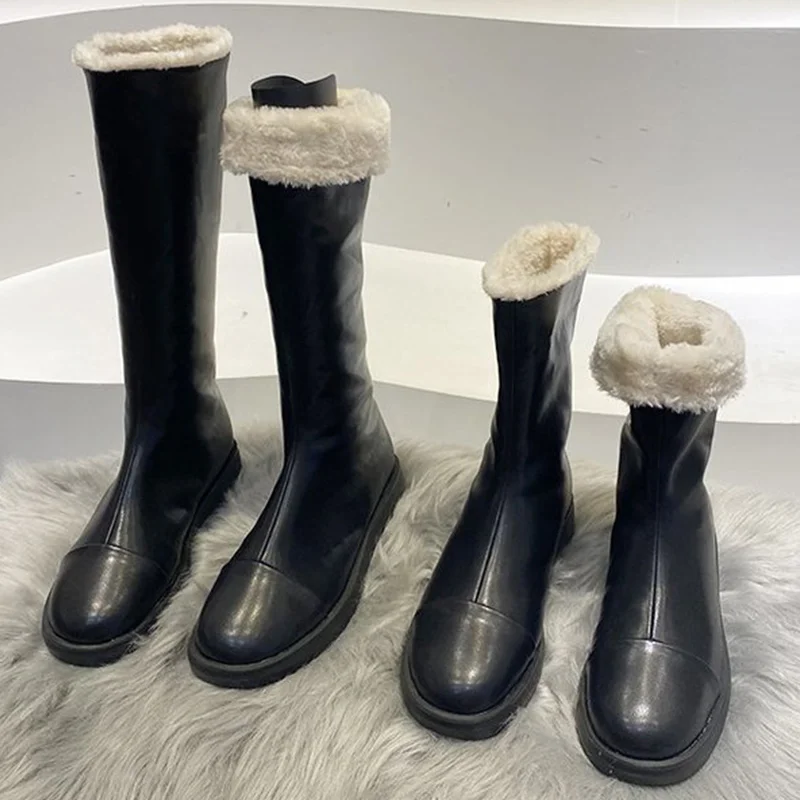 Winter Women Boots Warm Plush Women Platform Boots Fashion Black Shoes Woman Round Toe Ladies Boots Comfortable Female Sneakers
Winter Women Boots Warm Plush Women Platform Boots Fashion Black Shoes Woman Round Toe Ladies Boots Comfortable Female Sneakers