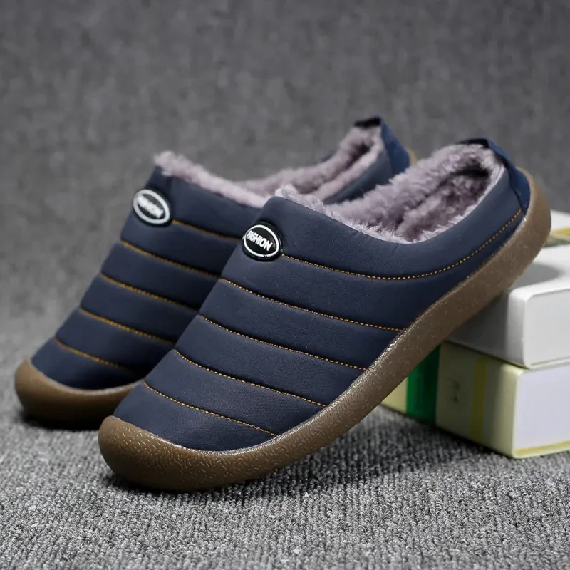 Winter Men's Baotou Plush Cotton Slippers Are Warm And Non Slip Comfortable Home Slippers Couple Leisure Cotton Slippers 37-48
Winter Men's Baotou Plush Cotton Slippers Are Warm And Non Slip Comfortable Home Slippers Couple Leisure Cotton Slippers 37-48