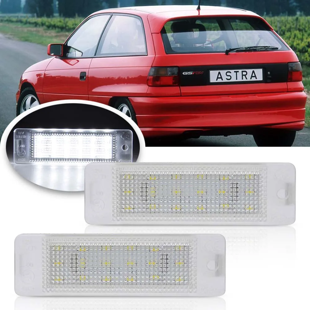2pcs Car License Number Plate LED Light For Opel Astra F 1992 1993 1994 1995-1998 For Opel Calibra 1989-1997 Auto Rear Tag Lamp
2pcs Car License Number Plate LED Light For Opel Astra F 1992 1993 1994 1995-1998 For Opel Calibra 1989-1997 Auto Rear Tag Lamp