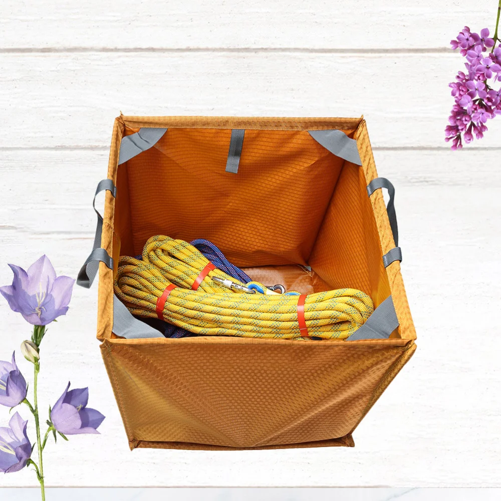 Outdoor Climbing Storage Bag Foldable Storage Basket Nylon Rope Storage Pack Yellow
Outdoor Climbing Storage Bag Foldable Storage Basket Nylon Rope Storage Pack Yellow