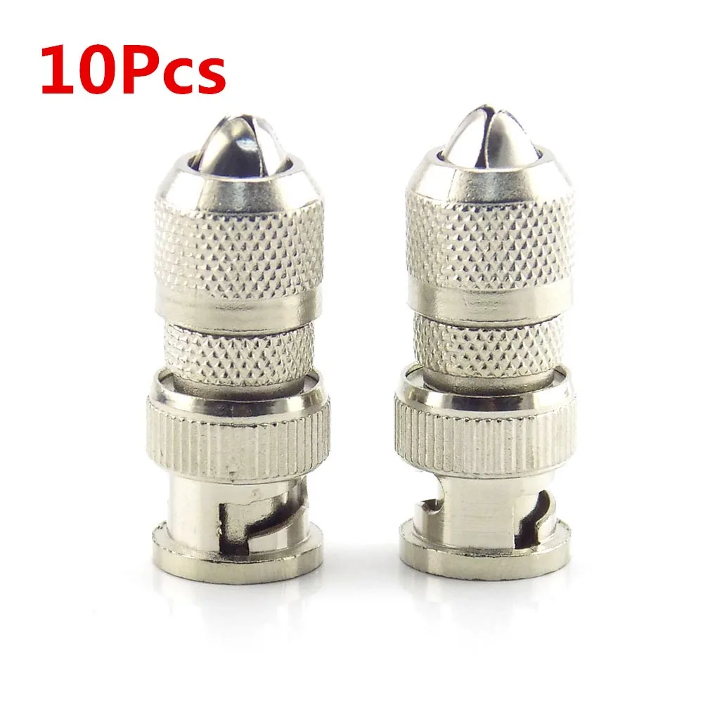 10pcs BNC Male Connector Coax cable adapter plug for CCTV Camera Security System Surveillance System BNC Connector Adapter J17
10pcs BNC Male Connector Coax cable adapter plug for CCTV Camera Security System Surveillance System BNC Connector Adapter J17