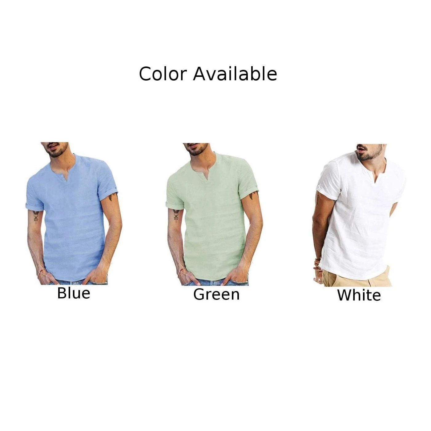 Mens Linen Short Sleeve Summer T Shirts Casual Loose Buttons Tee Tops Blouse Bodybuilding And Fitness Lifestyle Wear T-shirt Hot
Mens Linen Short Sleeve Summer T Shirts Casual Loose Buttons Tee Tops Blouse Bodybuilding And Fitness Lifestyle Wear T-shirt Hot