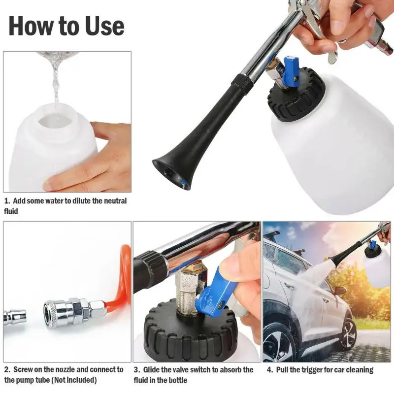 High Pressure Water Gun Metal Water Gun High Pressure Power Car Washing Machine Air Pulse Car Washing Gun Surface Tool
High Pressure Water Gun Metal Water Gun High Pressure Power Car Washing Machine Air Pulse Car Washing Gun Surface Tool