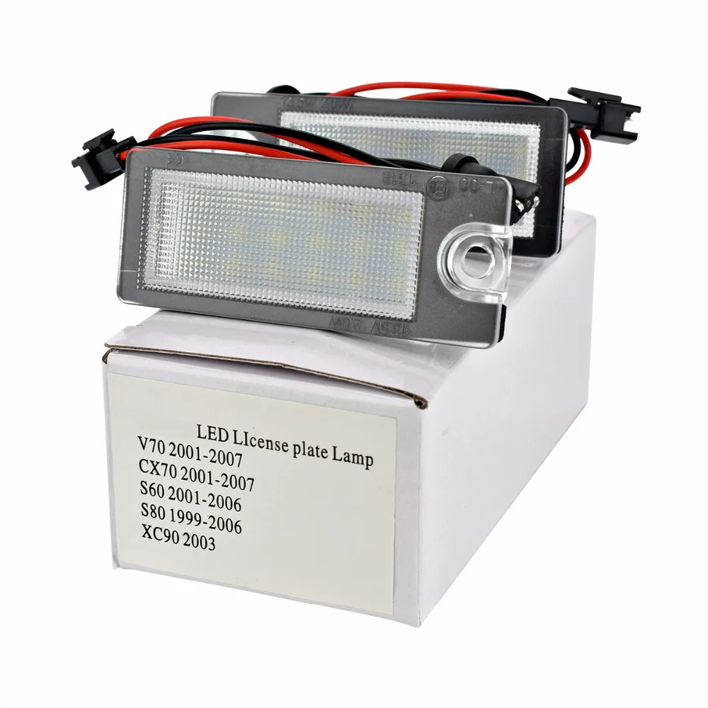 2 Pcs Car Number Lamp Canbus Led License Plate Light Replacement Error Free For Volvo S80 V70 XC70 S60 XC90 Auto Signal Luces
2 Pcs Car Number Lamp Canbus Led License Plate Light Replacement Error Free For Volvo S80 V70 XC70 S60 XC90 Auto Signal Luces