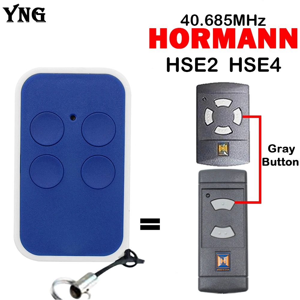 HORMANN HSE2 HSE4 40.685MHz Garage Door Gate Remote Control Clone 40.685mhz HORMANN Garage Command Door Opener
HORMANN HSE2 HSE4 40.685MHz Garage Door Gate Remote Control Clone 40.685mhz HORMANN Garage Command Door Opener