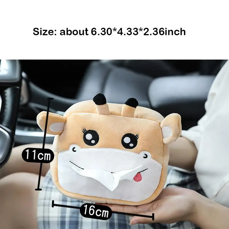 Adeeing Car Tissue Box Cute Napkin Tissue Paper Holder Auto Accessories For Home Office Car