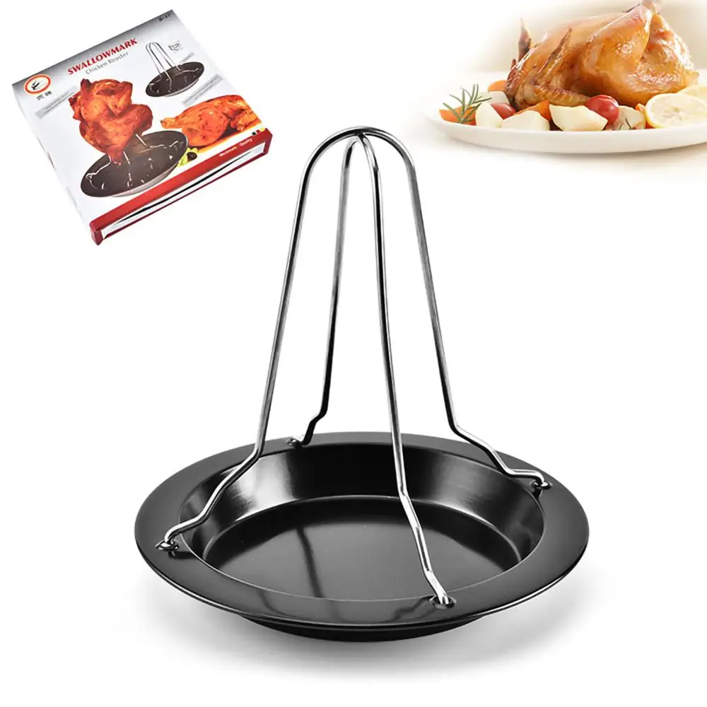 Not Sticky Roast Chicken Holder Stainless Steel Upright Roaster Rack BBQ Stand Grilled Pan
Not Sticky Roast Chicken Holder Stainless Steel Upright Roaster Rack BBQ Stand Grilled Pan