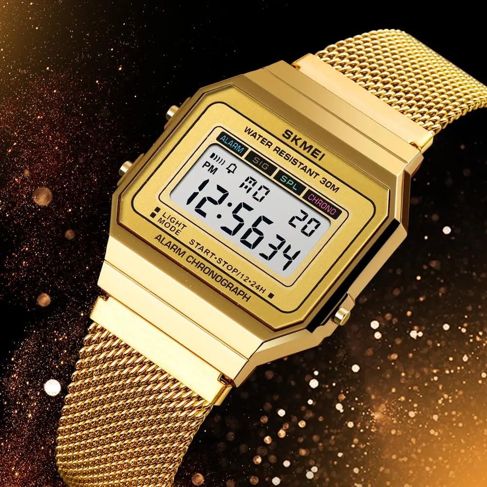 SKMEI Fashion Digital Watches Women Top Brand Luxury Small Dial Elegant Stopwatch Ladies Stainless Steel Bracelet Casual Relogio
SKMEI Fashion Digital Watches Women Top Brand Luxury Small Dial Elegant Stopwatch Ladies Stainless Steel Bracelet Casual Relogio