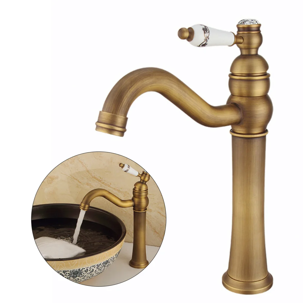 Antique Bronze Brass Gold Hot And Cold Water Kitchen Sink Rotary Basin Handle Lever Mixer Tap
Antique Bronze Brass Gold Hot And Cold Water Kitchen Sink Rotary Basin Handle Lever Mixer Tap