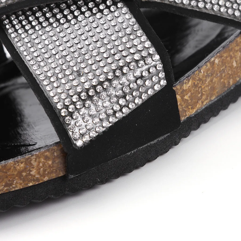 Ladies Slippers sequin shoes women Slippers Flat Heel Casual Ladies Shoes Outdoor Female Slides Rhinestone half shoes for ladies
Ladies Slippers sequin shoes women Slippers Flat Heel Casual Ladies Shoes Outdoor Female Slides Rhinestone half shoes for ladies