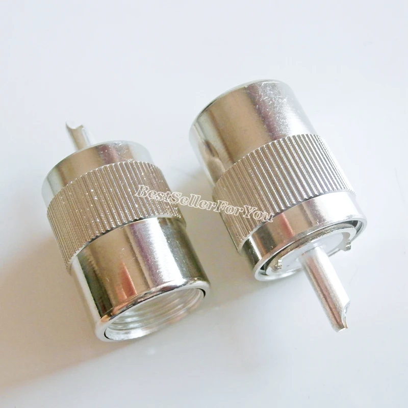 10Pcs UHF Male PL259 PL 259 Plug Solder For 8D-FB Cable Straight RF Coax Connector
10Pcs UHF Male PL259 PL 259 Plug Solder For 8D-FB Cable Straight RF Coax Connector