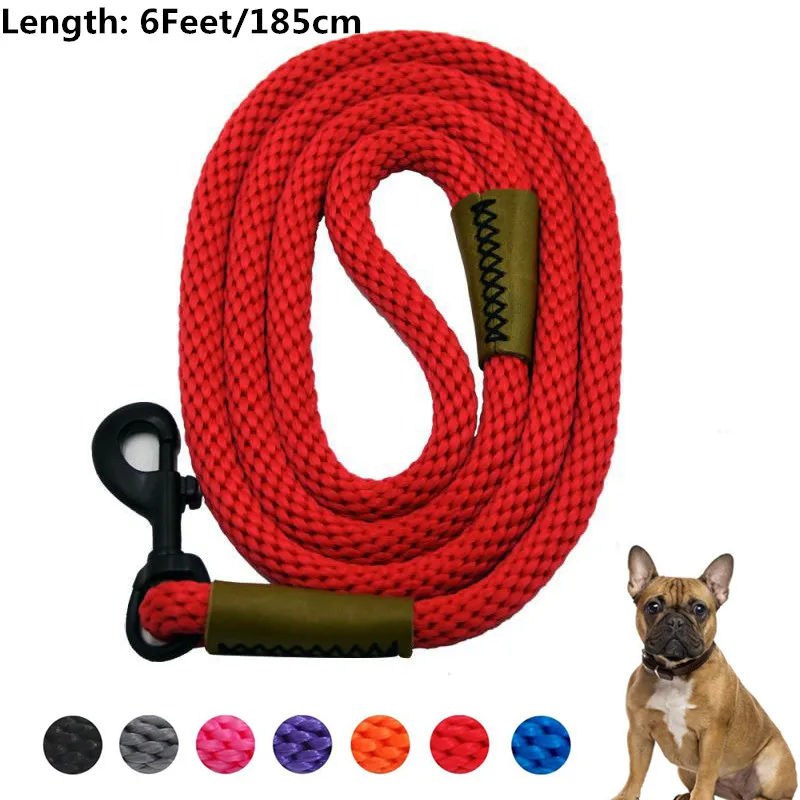 Dog Supplies 6 FT Dog Leash Strong Nylon Climbing dogs Leash with Leather Tailor Connection for Small Medium Large Pets Leashes
Dog Supplies 6 FT Dog Leash Strong Nylon Climbing dogs Leash with Leather Tailor Connection for Small Medium Large Pets Leashes