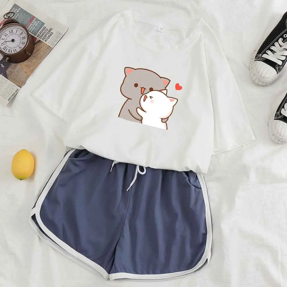 Pijamas Women Summer Shorts Suit Nightwear Ladies Pajamas Set 2 Pieces Women Fashion Short Sleeve Tees Cute Couple Bear Suits
Pijamas Women Summer Shorts Suit Nightwear Ladies Pajamas Set 2 Pieces Women Fashion Short Sleeve Tees Cute Couple Bear Suits