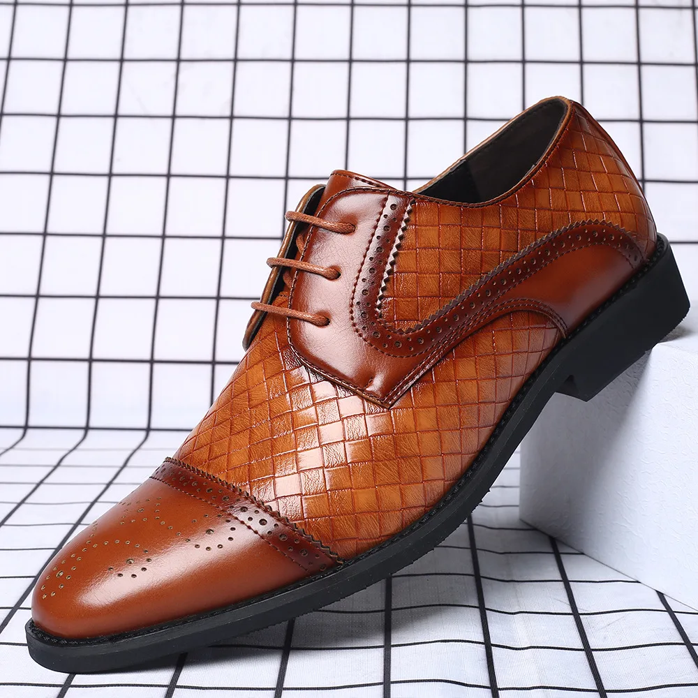 Brogue Formal Shoes Men Dress Leather Shoes Fashion Men Flats Shoes Genuine Retro Pointed Toe Oxford Male Footwear Zapatos
Brogue Formal Shoes Men Dress Leather Shoes Fashion Men Flats Shoes Genuine Retro Pointed Toe Oxford Male Footwear Zapatos