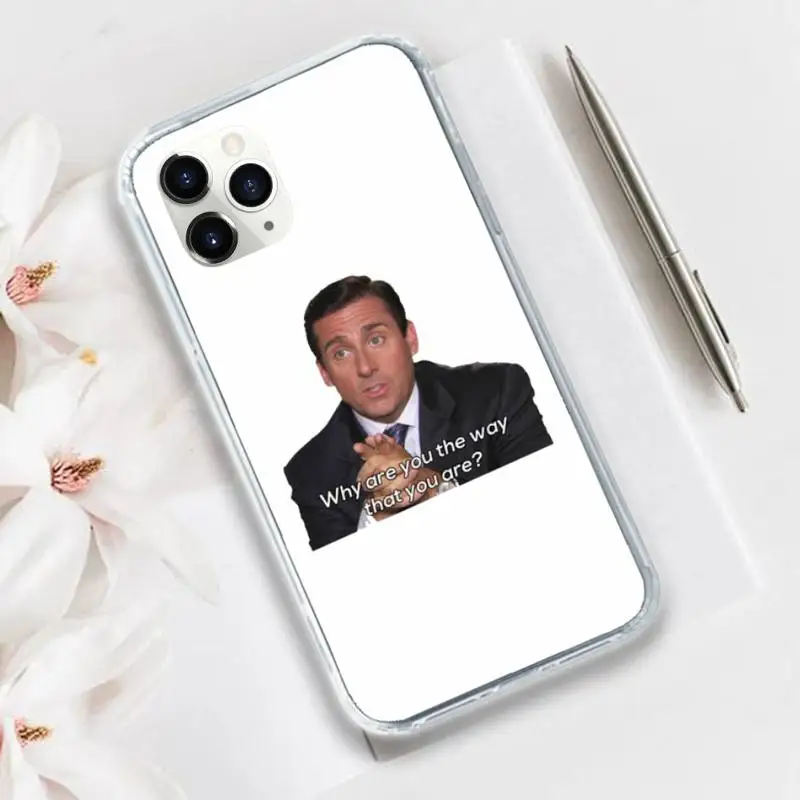 Michael Scott The Office clear Phone Case Transparent for iPhone 11 12 mini pro XS MAX 8 7 6 6S Plus X 5S SE 2020 XR
Michael Scott The Office clear Phone Case Transparent for iPhone 11 12 mini pro XS MAX 8 7 6 6S Plus X 5S SE 2020 XR