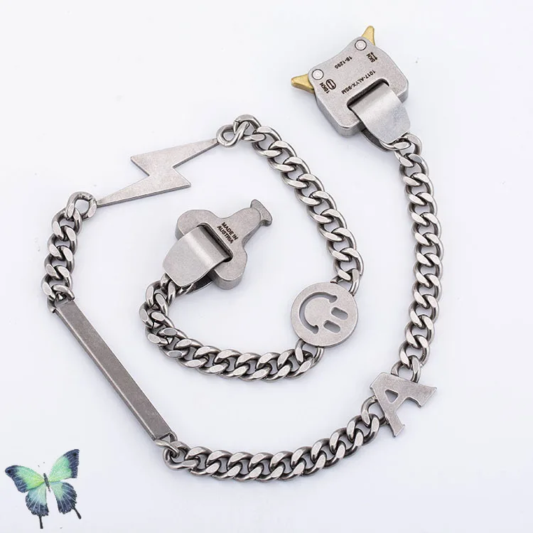 50cm ALYX Stainless Steel Necklace Unisex Fashion 1017 Alyx 9sm High Quality Necklace 19 Inch
50cm ALYX Stainless Steel Necklace Unisex Fashion 1017 Alyx 9sm High Quality Necklace 19 Inch
