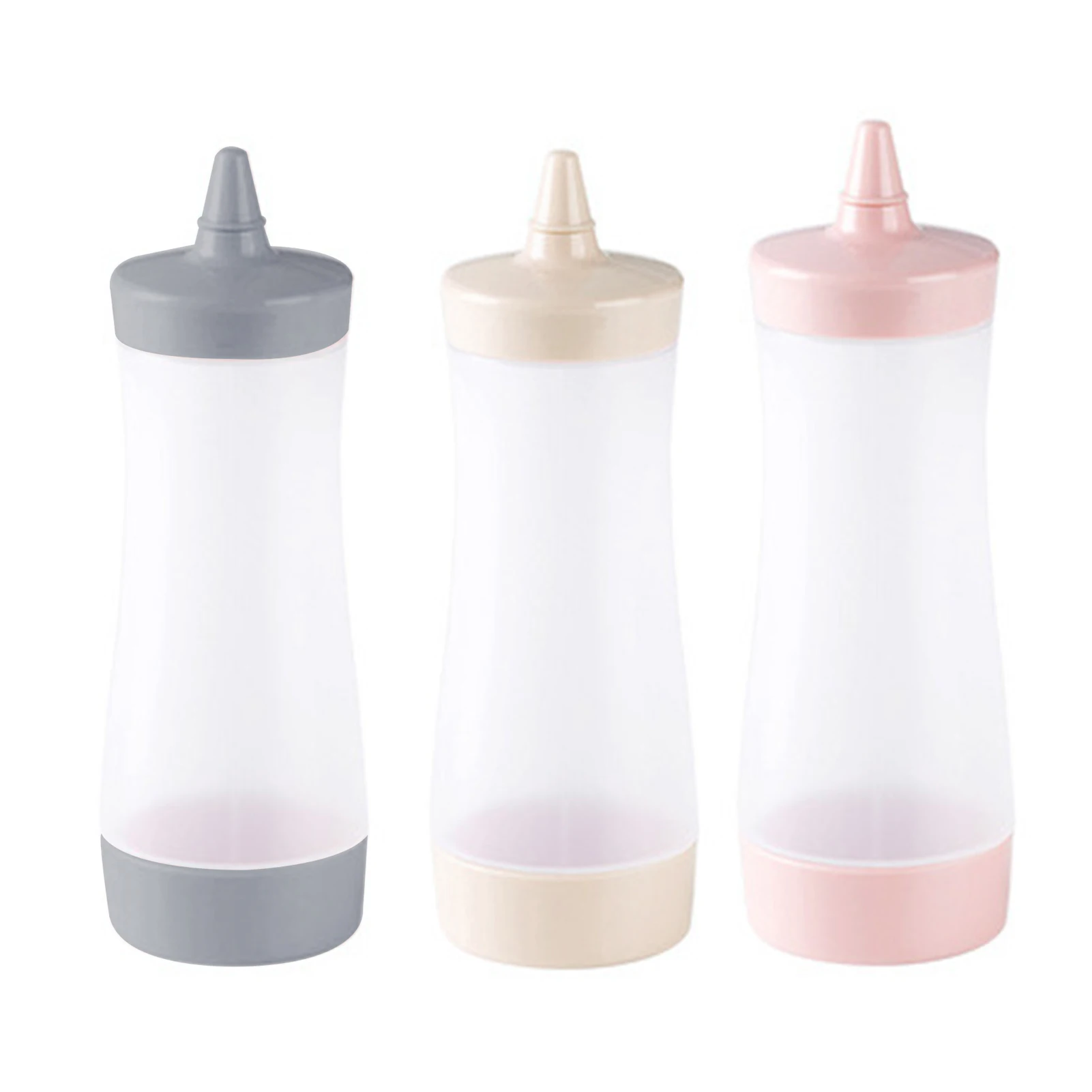 

Thickened Plastic Squeeze Sauce Bottle Kitchen Salad Ketchup Seasoning Bottle Edible Oil Extrusion Bottle Kitchen Tools