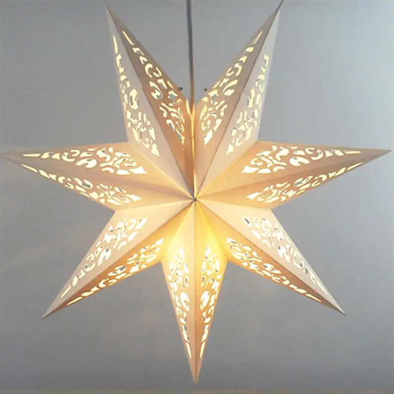 45cm Hollow Out Star Party Light Window Grille Home Bedroom Night Light Garden Hanging Decoration Hollow Folding Light Cover 
45cm Hollow Out Star Party Light Window Grille Home Bedroom Night Light Garden Hanging Decoration Hollow Folding Light Cover