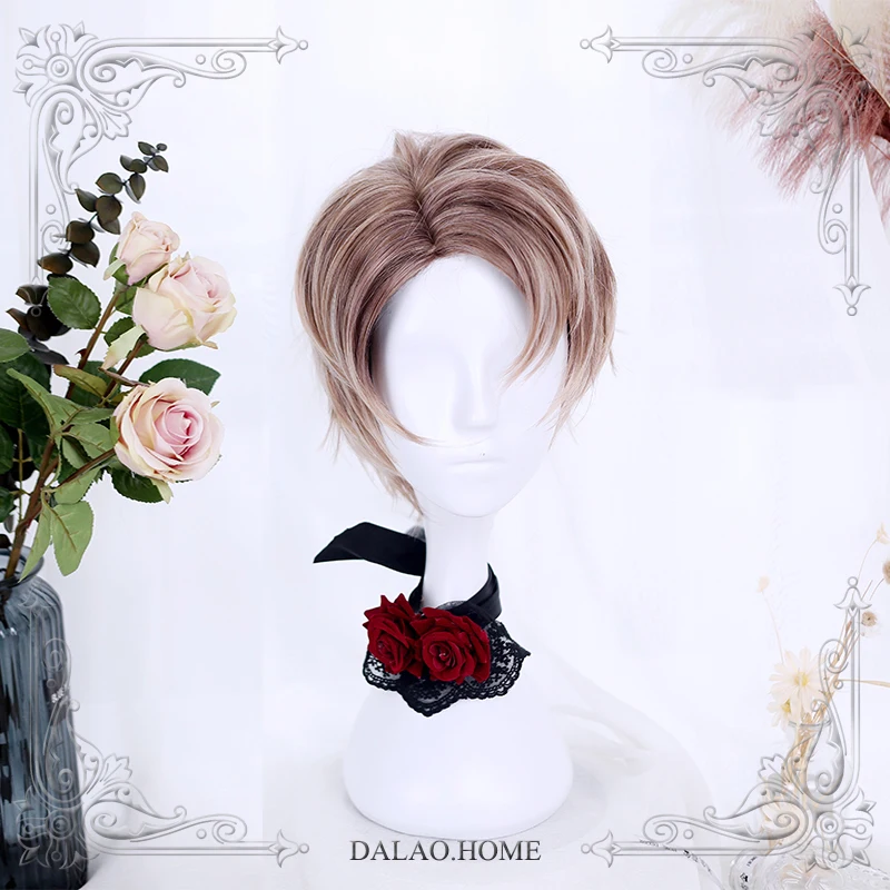 High Quality Harajuku Male Lolita 30cm+ Side Divide Tea Yellow And Natural Black Wig Cosplay Costume Party 
High Quality Harajuku Male Lolita 30cm+ Side Divide Tea Yellow And Natural Black Wig Cosplay Costume Party