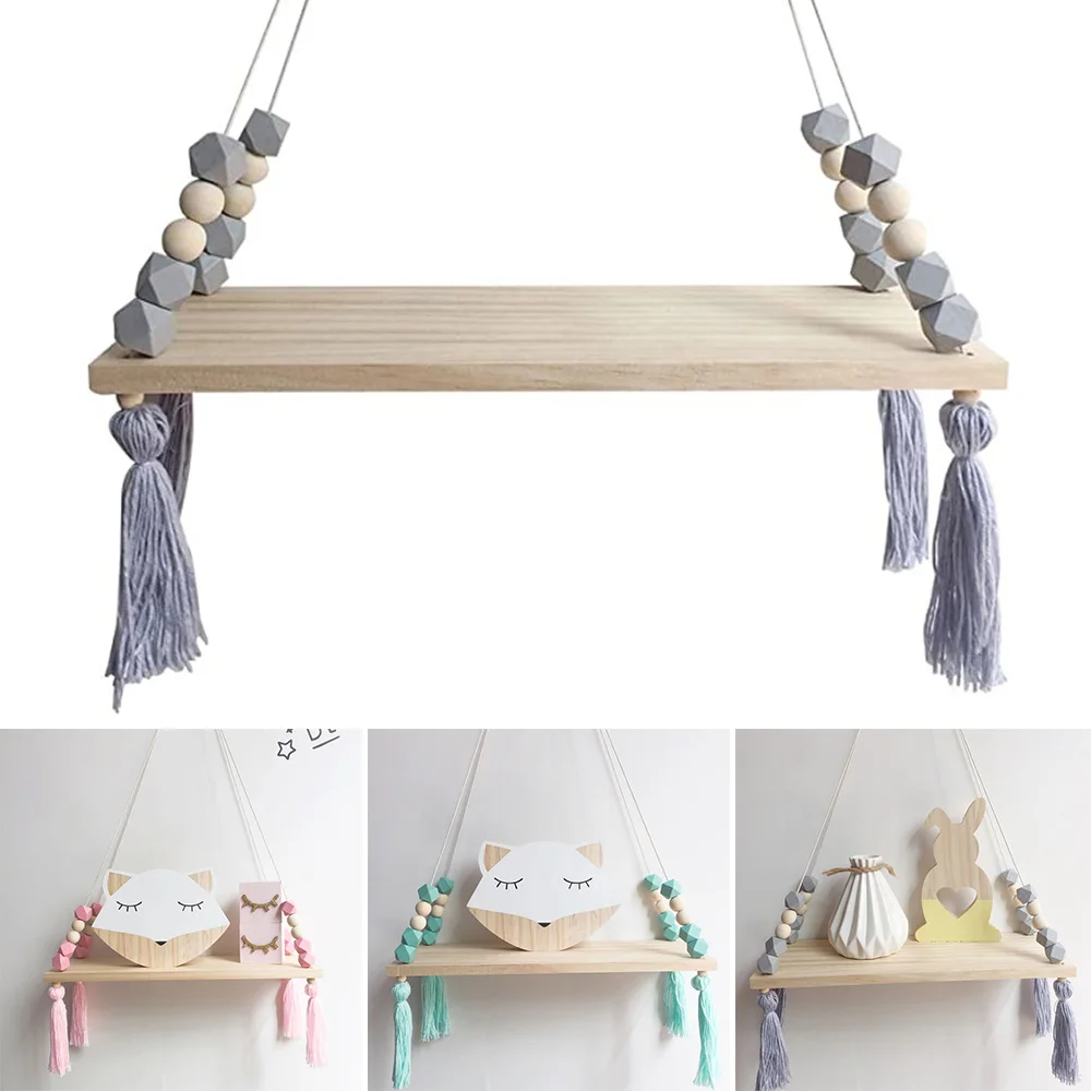 Hanging Shelf Wood Wax Rope Wall Organizer Board Household Hanging Key Storage Shelf Rack for Bathroom Bedroom Kitchen
Hanging Shelf Wood Wax Rope Wall Organizer Board Household Hanging Key Storage Shelf Rack for Bathroom Bedroom Kitchen