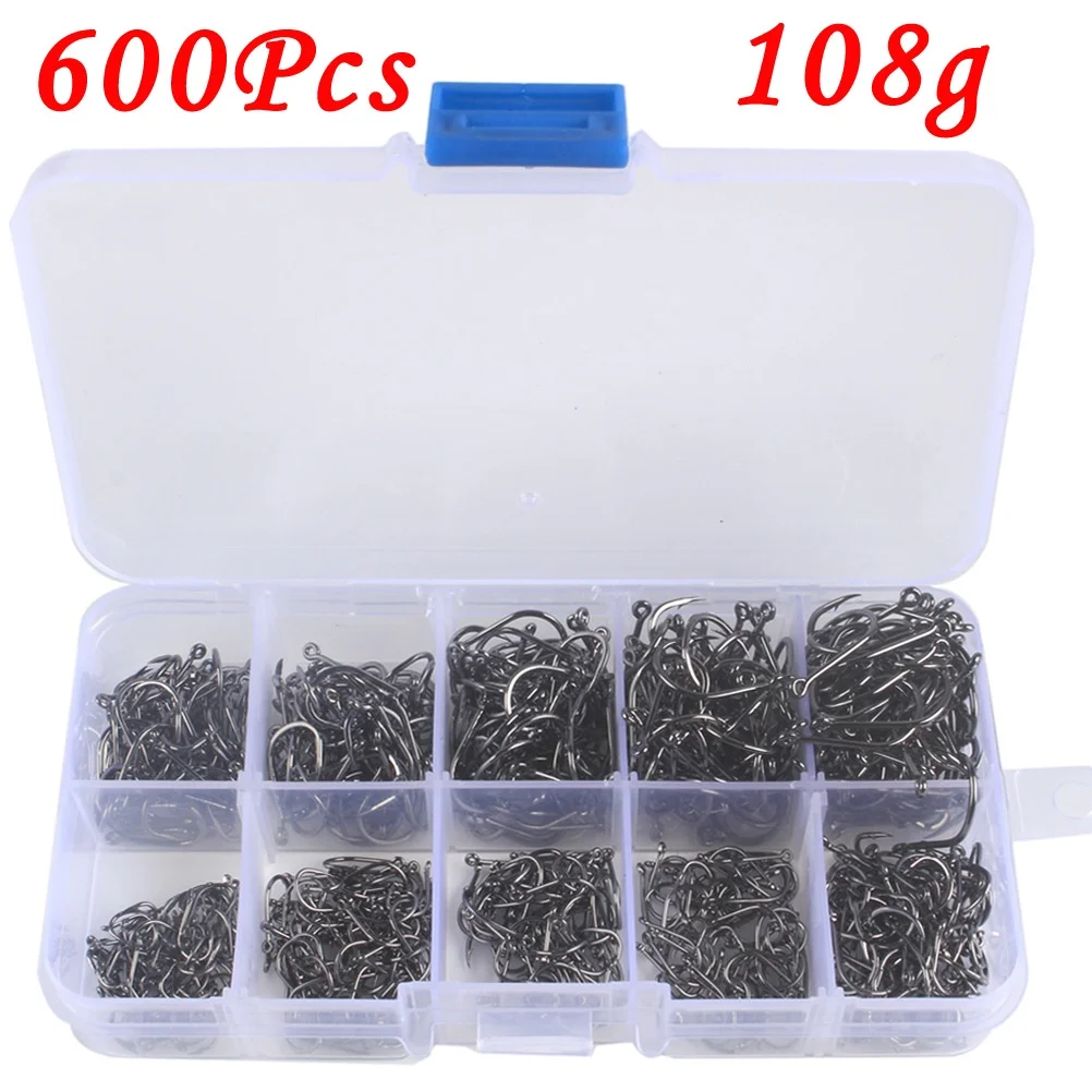High Carbon Steel Fishing Hooks Soft Worm Fish Lure Bait Hooks 3#-12# Freshwater Seawater Fishing Hook Tackle
High Carbon Steel Fishing Hooks Soft Worm Fish Lure Bait Hooks 3#-12# Freshwater Seawater Fishing Hook Tackle