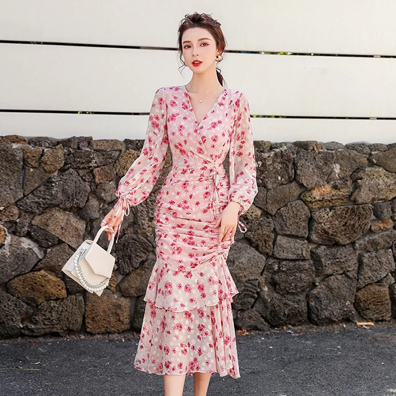 Summer Dress Elegant Vintage Print Floral Pink Women Dresses Bodycon Bandag Long Mermaid Sundress Party Sexy Korean Clothes
Summer Dress Elegant Vintage Print Floral Pink Women Dresses Bodycon Bandag Long Mermaid Sundress Party Sexy Korean Clothes