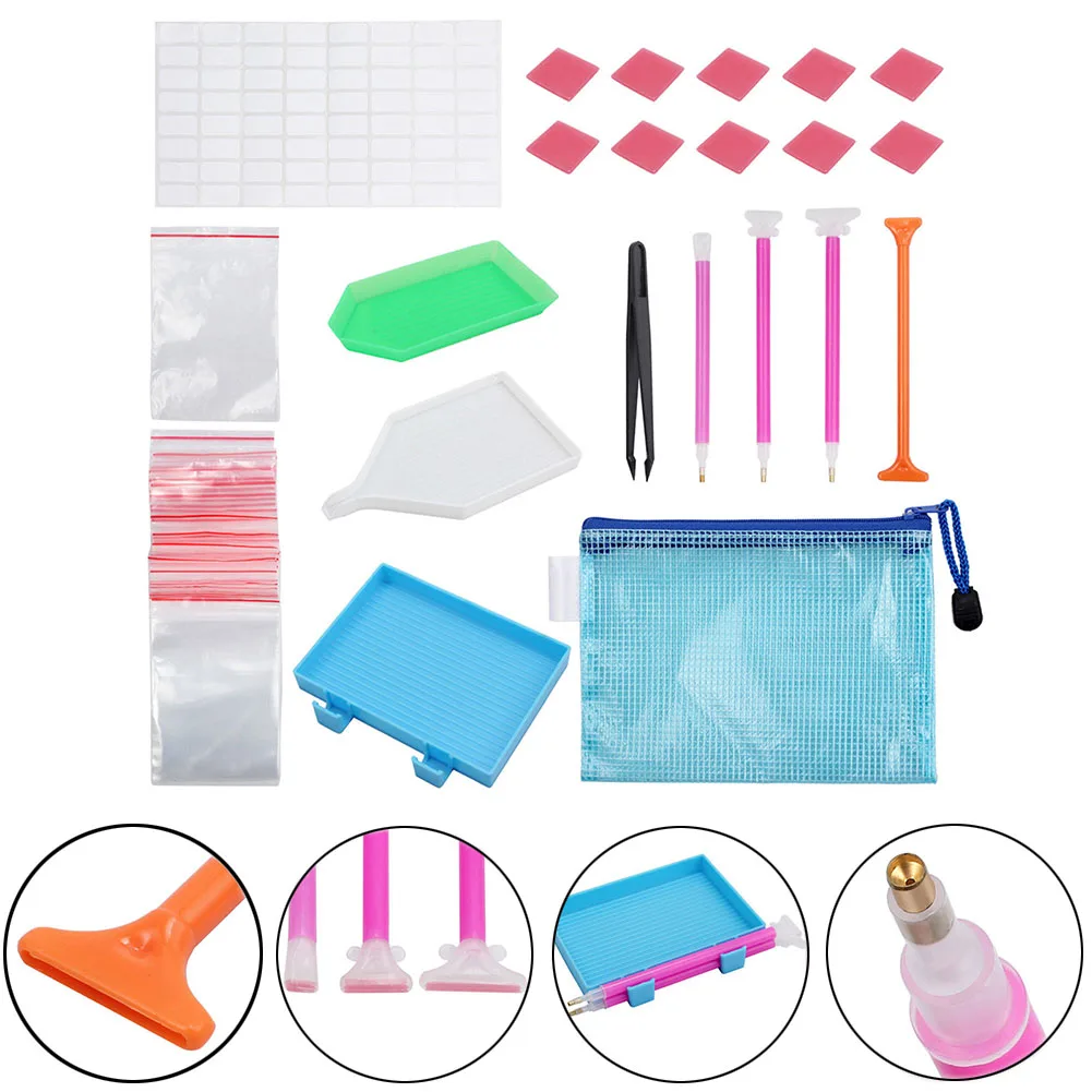 70 Pcs Diamond Painting Tools Set Sticky Pen Tweezer Plate Glue Bags DIY Painting Craft Accessories LB88
70 Pcs Diamond Painting Tools Set Sticky Pen Tweezer Plate Glue Bags DIY Painting Craft Accessories LB88