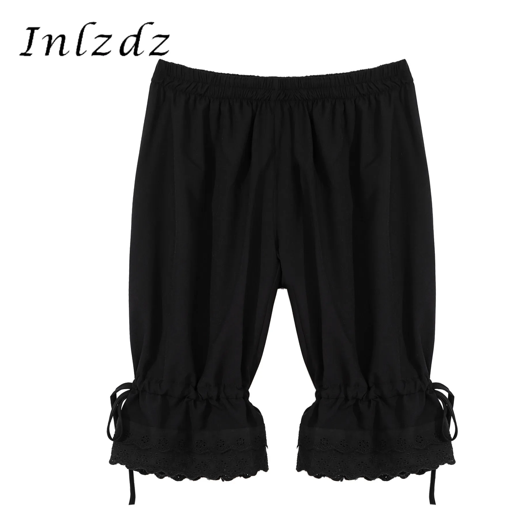Womens Lace Ruffle Hem Middle-length Shorts Casual Loose Stylish Pants Elastic Waistband Solid Color Elastic Drawstring Shorts
Womens Lace Ruffle Hem Middle-length Shorts Casual Loose Stylish Pants Elastic Waistband Solid Color Elastic Drawstring Shorts