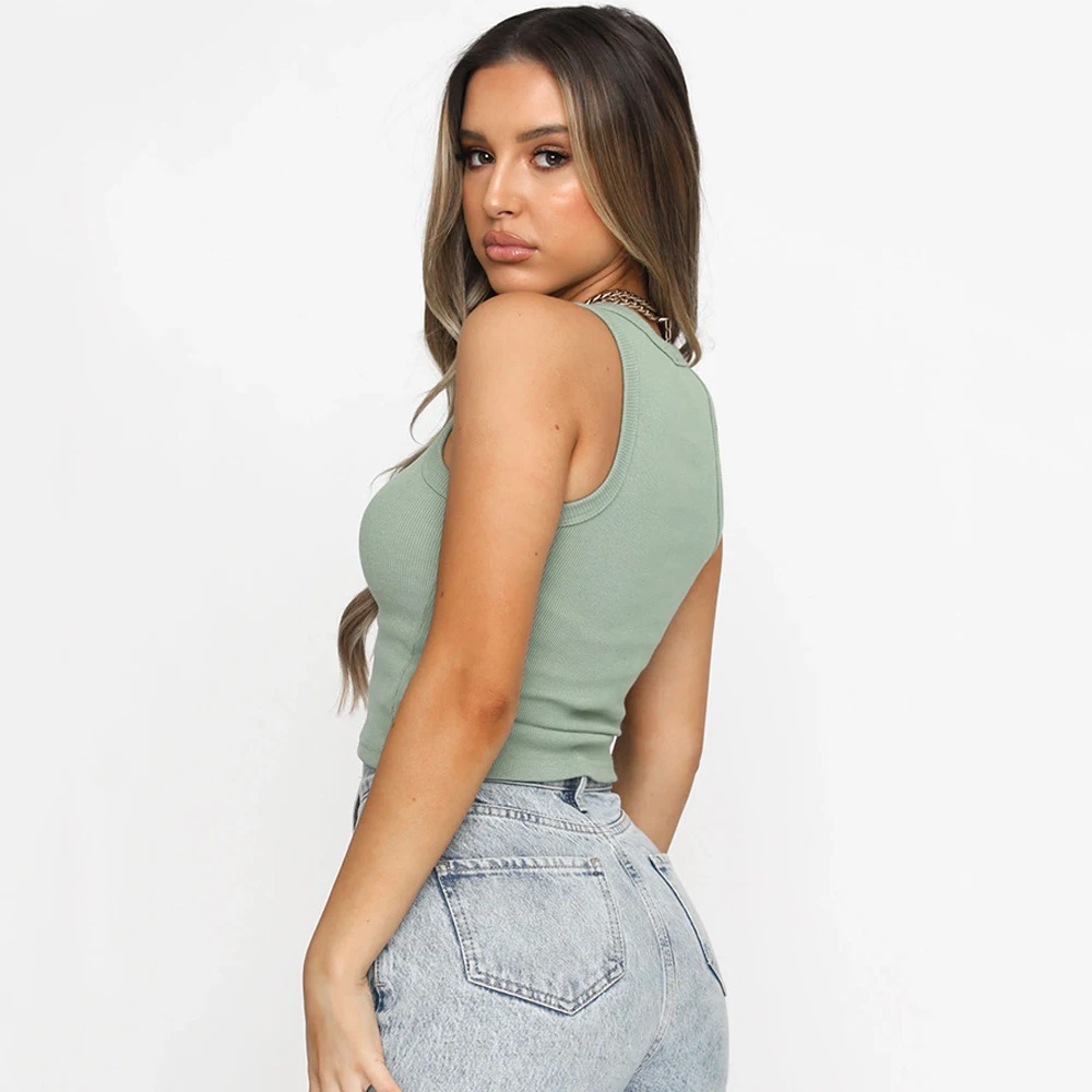 2021 Summer Fashion Sleeveless Tank Vest Women Girls Topwear Brand Clothing European Elegant Blouses Top Tees Shirt Streetwear
2021 Summer Fashion Sleeveless Tank Vest Women Girls Topwear Brand Clothing European Elegant Blouses Top Tees Shirt Streetwear
