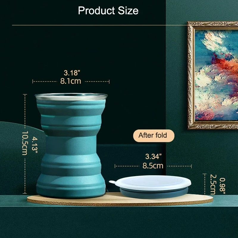 Foldable Silicone Coffee Drinking Cups Mugs Collapsible Sport Travel Mug Reusable Camp Tumbler Folding Water Bottle Cup 320ml
Foldable Silicone Coffee Drinking Cups Mugs Collapsible Sport Travel Mug Reusable Camp Tumbler Folding Water Bottle Cup 320ml